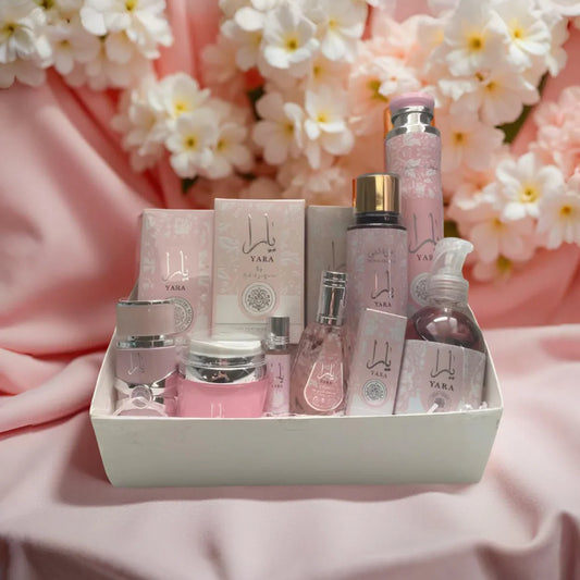 Coffret Parfumé Yara Rose – Routine Complète et Élégante