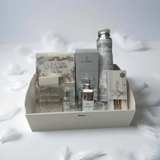 Coffret Pure Musk – Parfum Musc Blanc Élégant et Intense